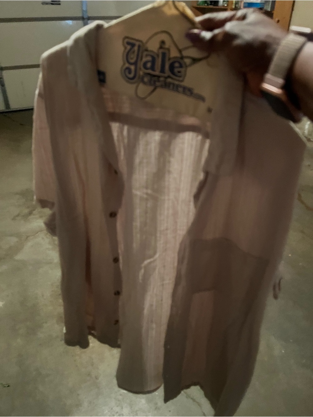 Men's Short-Sleeve Button Shirt - Light Beige